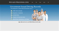 Desktop Screenshot of driver-records.org